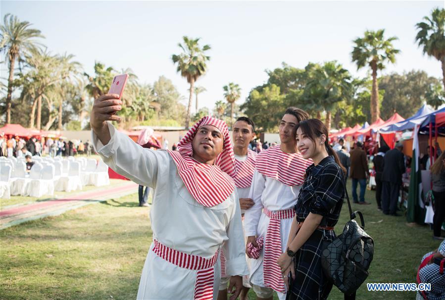 EGYPT-CAIRO-PHARAONIC VILLAGE-INT'L NATIONS FESTIVAL