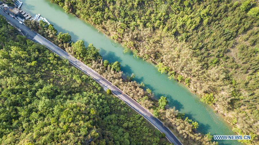 CHINA-GUIZHOU-ANSHUN-GETU RIVER-SCENERY (CN)