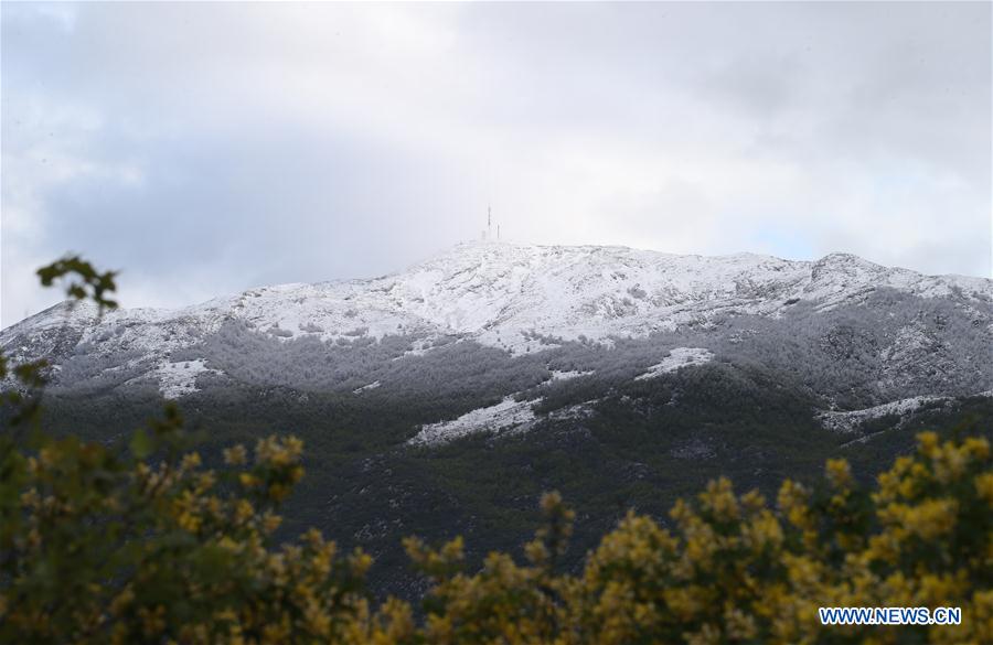 CROATIA-ZAGVOZD-BIOKOVO MOUNTAIN-SNOW