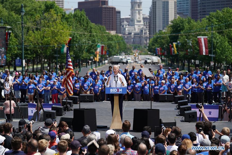 U.S.-PHILADELPHIA-JOE BIDEN-PRESIDENTIAL RUNNING CAMPAIGN