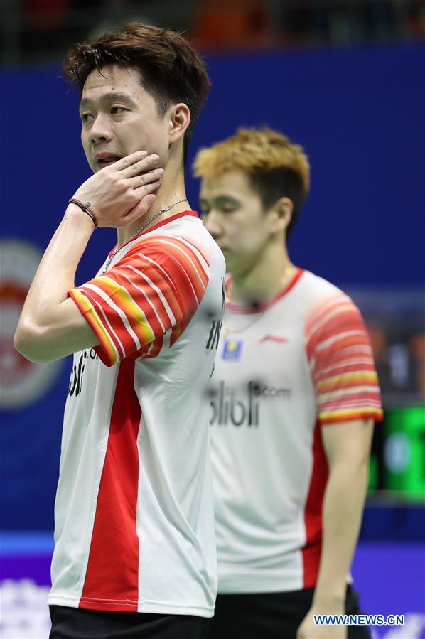 (SP)CHINA-NANNING-BADMINTON-TOTAL BWF SUDIRMAN CUP 2019-INDONESIA VS ENGLAND (CN)