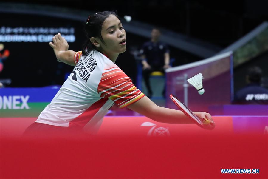 (SP)CHINA-NANNING-BADMINTON-TOTAL BWF SUDIRMAN CUP 2019-INDONESIA VS ENGLAND (CN)