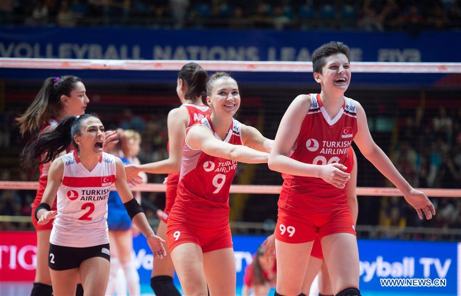 (SP)BRAZIL-BRASILIA-VOLLEYBALL-NATIONS LEAGUE-TURKEY VS SERBIA