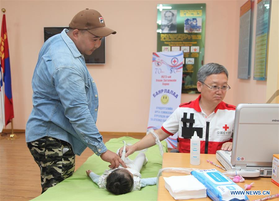 MONGOLIA-ULAN BATOR-CHINESE MEDICAL TEAM-HEART DISEASE