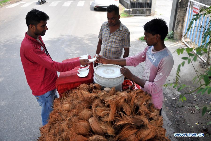 KASHMIR-JAMMU-COCONUT-VENDOR