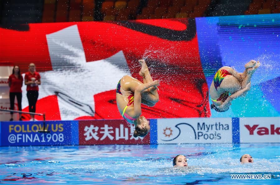 (SP)SOUTH KOREA-GWANGJU-FINA WORLD CHAMPIONSHIPS-ARTISTIC SWIMMING-TEAM TECHNICAL PRELIMINARY