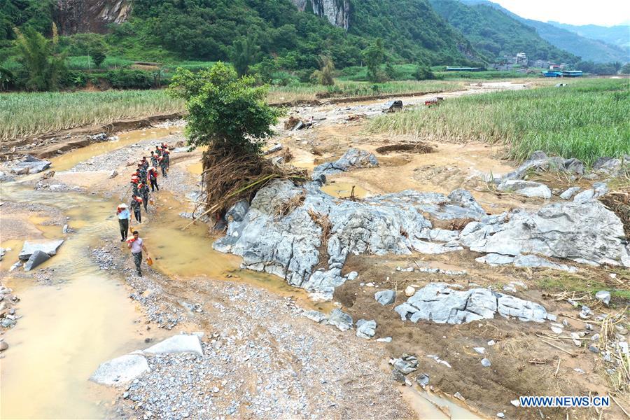 CHINA-GUANGXI-HECHI-RAINSTORM-FLOOD-RESCUE (CN)