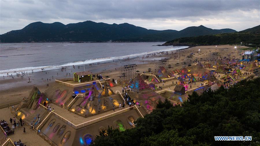 CHINA-ZHEJIANG-ZHOUSHAN-INT'L SAND SCULPTURE FESTIVAL (CN)