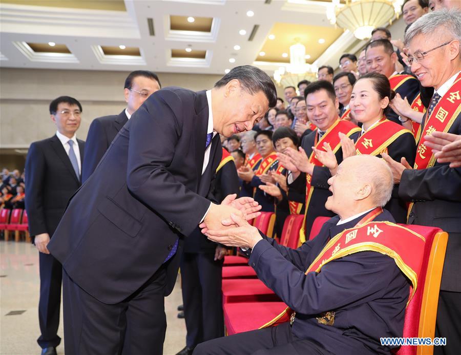 CHINA-BEIJING-XI JINPING-VETERANS-REPRESENTATIVES-MEETING (CN)