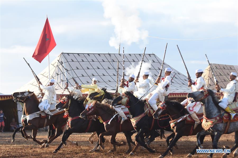 MOROCCO-RABAT-HORSE SHOW-FANTASIA