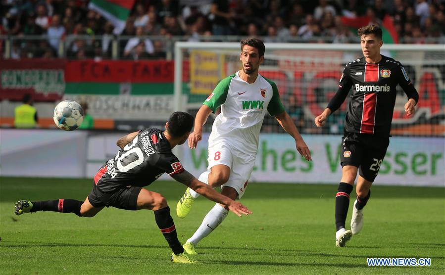 (SP)GERMANY-AUGSBURG-SOCCER-BUNDESLIGA-FC AUGSBURG VS BAYER 04 LEVERKUSEN