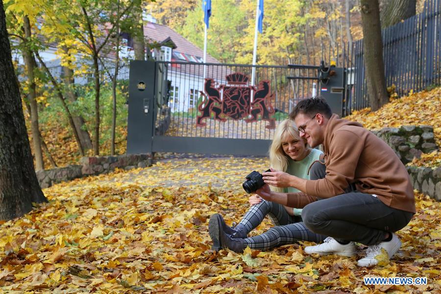 LITHUANIAN-VILNIUS-AUTUMN SCENERY