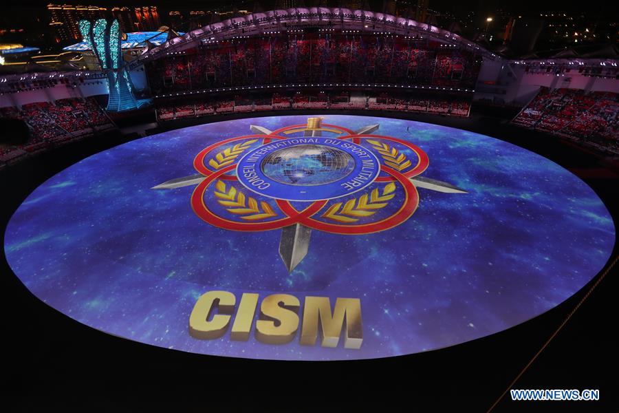 (SP)CHINA-WUHAN-7TH MILITARY WORLD GAMES-OPENING CEREMONY