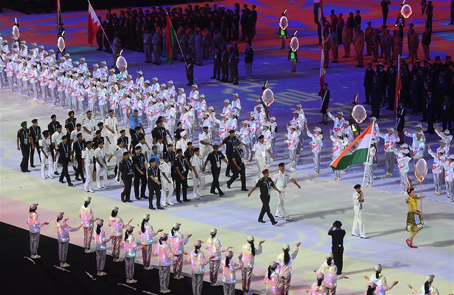 (SP)CHINA-WUHAN-7TH MILITARY WORLD GAMES-OPENING CEREMONY