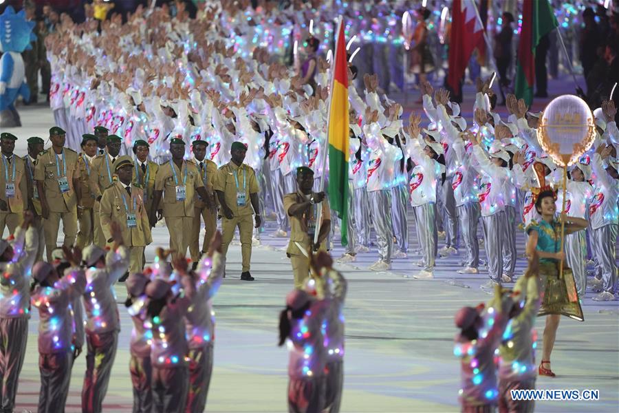 (SP)CHINA-WUHAN-7TH MILITARY WORLD GAMES-OPENING CEREMONY