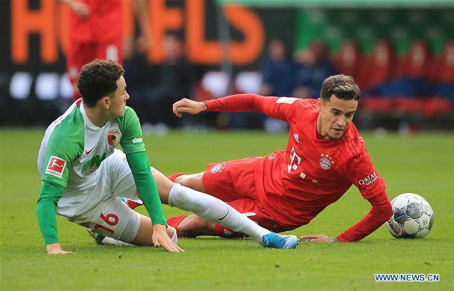 (SP)GERMANY-AUGSBURG-SOCCER-BUNDESLIGA-FC AUGSBURG VS FC BAYERN MUNICH