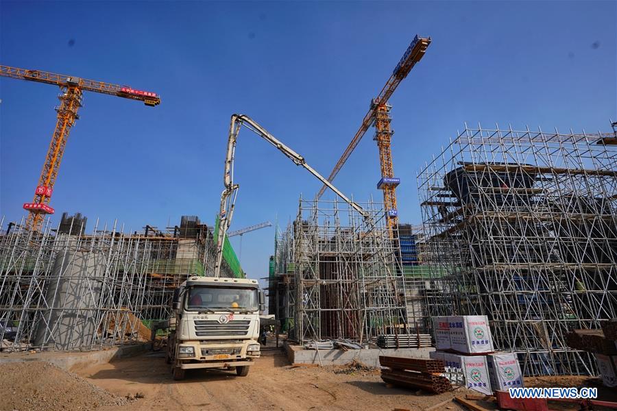 CHINA-HEBEI-INTER-CITY RAILWAY-XIONGAN STATION-CONSTRUCTION (CN)