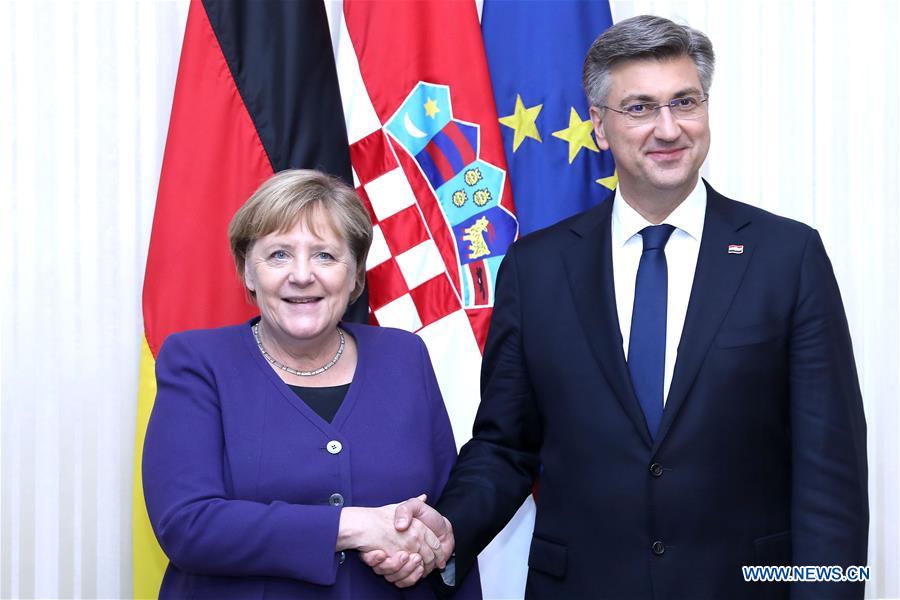 CROATIA-ZAGREB-ANGELA MERKEL-VISIT