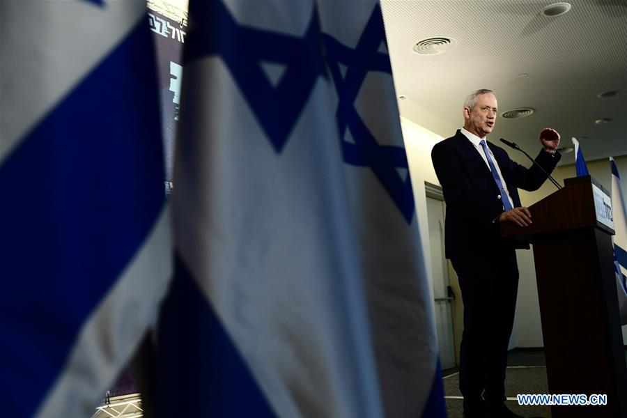 ISRAEL-TEL AVIV-BENNY GANTZ-STATEMENT