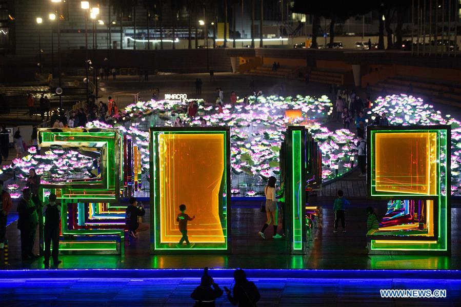 CHINA-MACAO-LIGHT FESTIVAL-OPENING (CN)