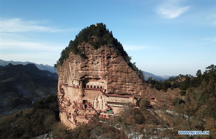 CHINA-GANSU-MAIJI MOUNTAIN GROTTOES (CN)