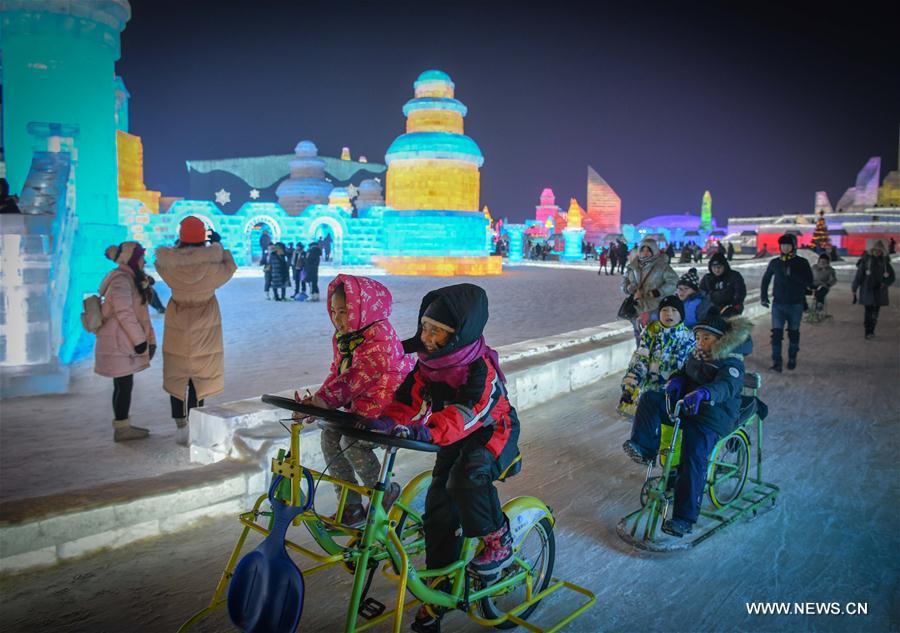 CHINA-HARBIN-ICE AND SNOW FESTIVAL-OPENING(CN)