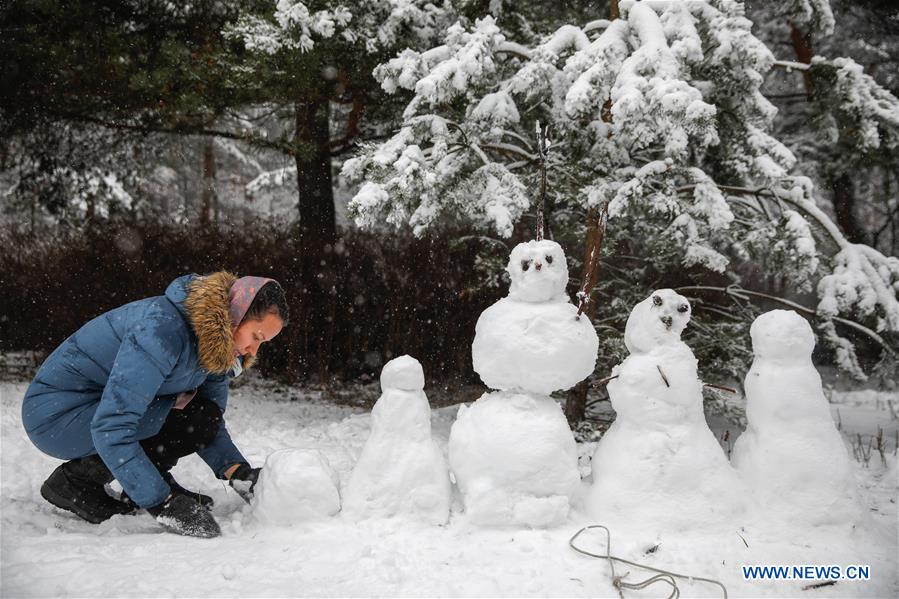 RUSSIA-MOSCOW-SNOW