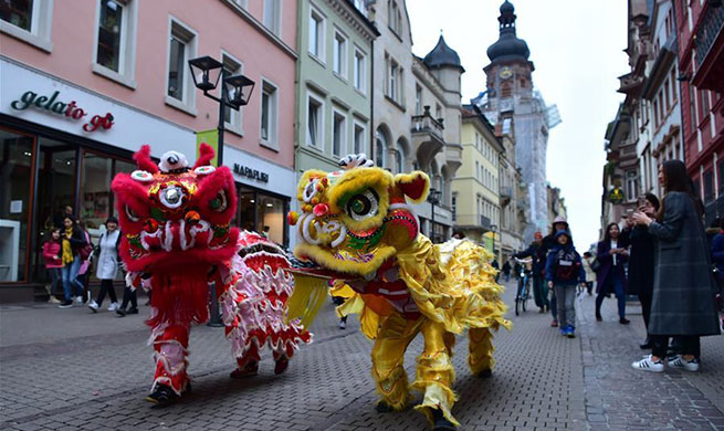 Chinese traditional cultural show performed in Germany to mark China Week Heidelberg