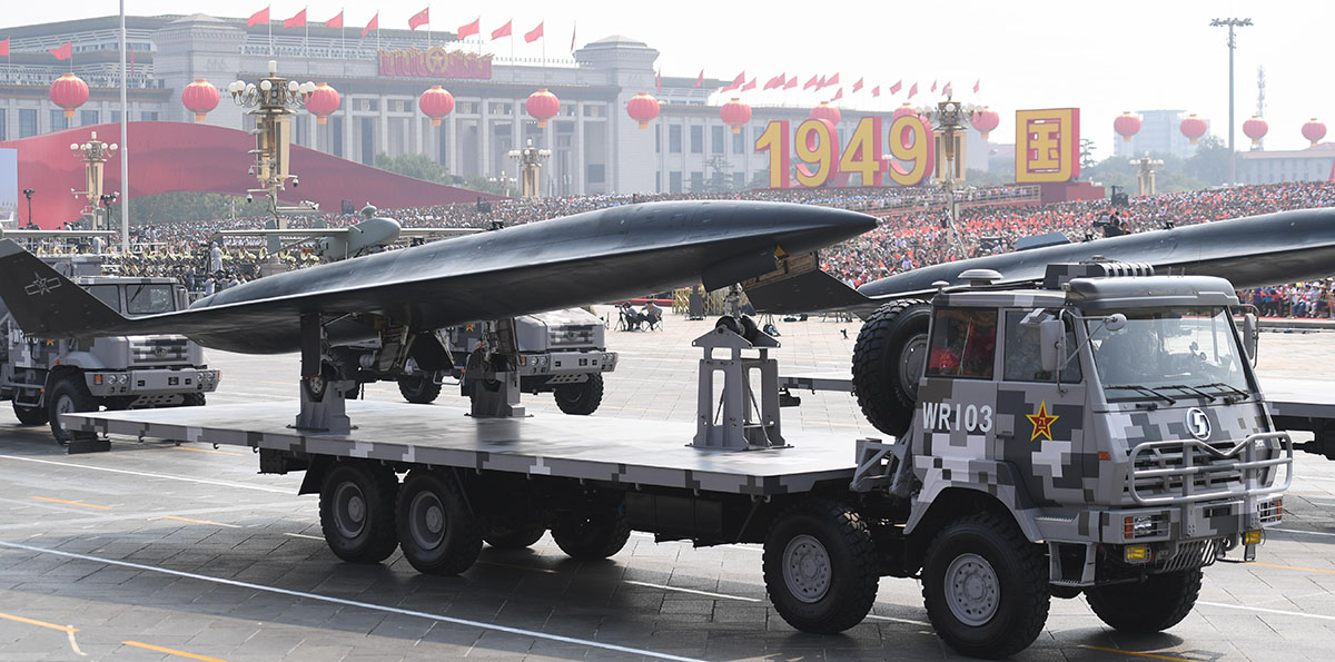 China exhibits advanced drones, unmanned underwater vehicles in military parade