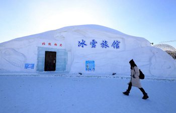 Hotel made of ice and snow in NE China's Heilongjiang