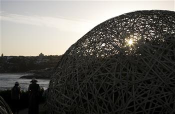 Australians visit Sculpture by the Sea exhibition in Sydney