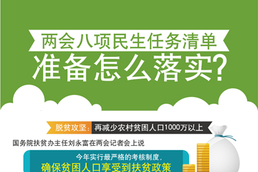 圖表：兩會八項民生任務清單準備怎么落實？