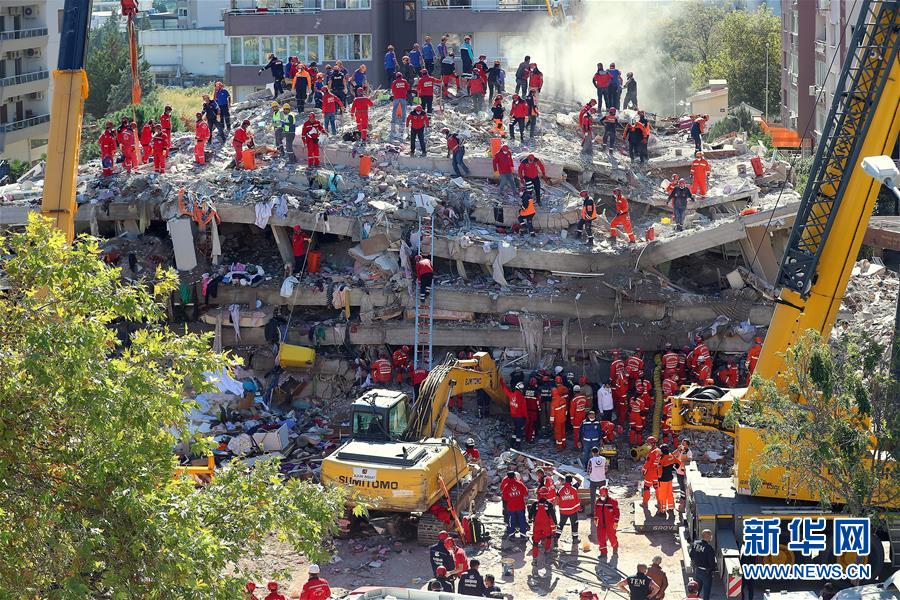 （國(guó)際）（10）愛琴海地震致土耳其、希臘至少27人死亡