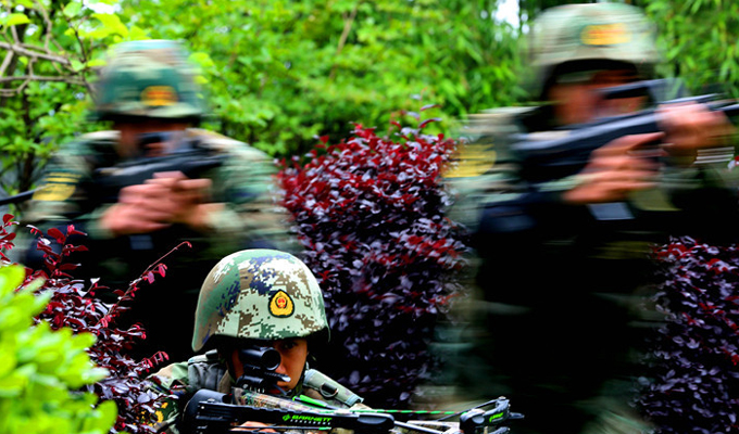 全力備戰(zhàn)G20峰會 金華武警緊貼實(shí)戰(zhàn)鍛造處突尖兵