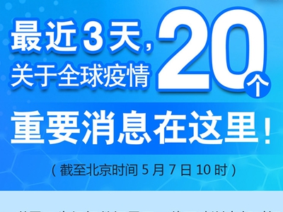 【圖解】最近3天，關(guān)于全球疫情20個(gè)重要消息在這里！